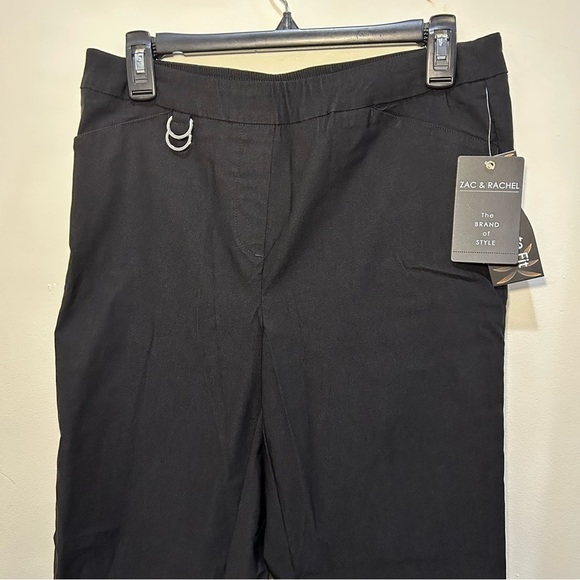NWT Zac & Rachel The Ultimate Fit Black Dress Pants Size 8 - Picture 2 of 8